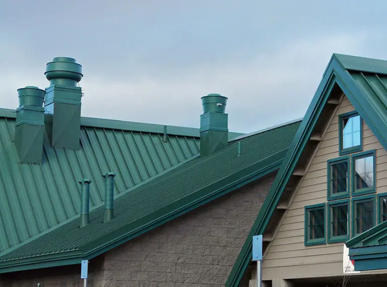 prepainted steel application building roof