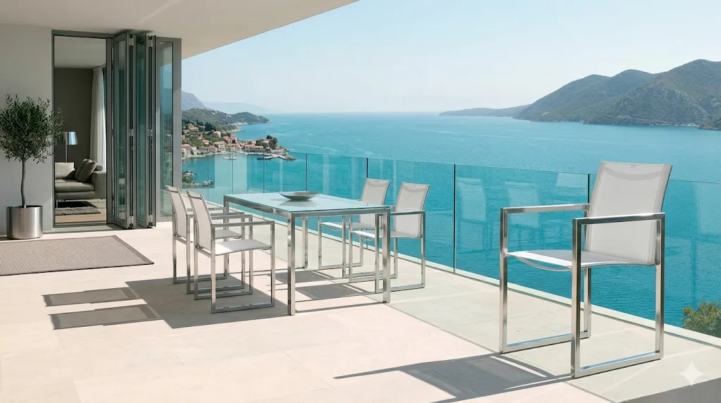 stainless steel chairs for seaside environments