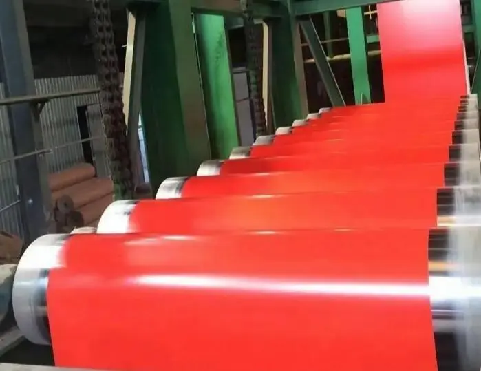 prepainted steel production